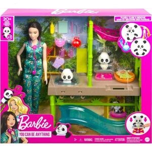 Barbie Panda Care Playset with Doll - Multicolor